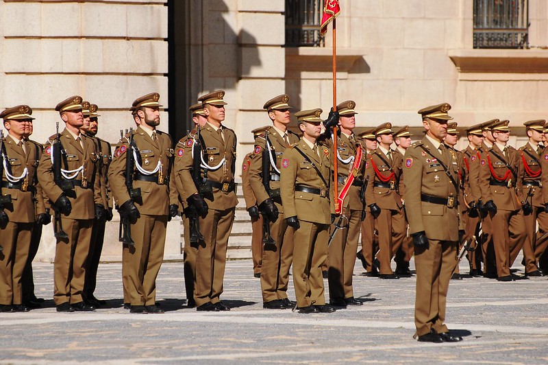 Spanish soldiers punished after leak of fascist party video