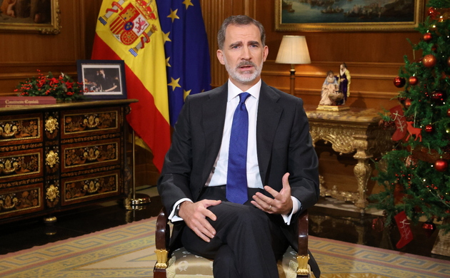 King Felipe VI asks for unity and responsibility in his Christmas speech