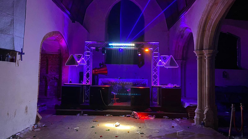 Church raises £9000 after it was ‘trashed’ in illegal New Year’s Eve rave