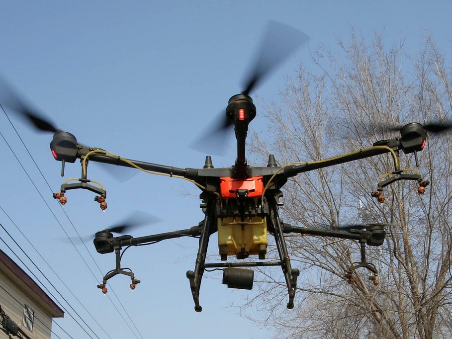 Spanish Police Use High-Tech Drones To Monitor The Borders in Valencia