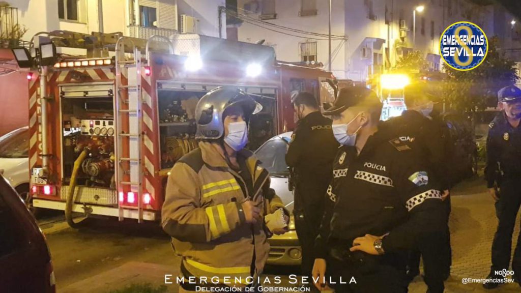 Seville Arsonist Saved from Angry Neighbours by Policia Nacional