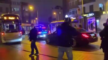King of Belgium's Car Attacked in Massive Brussels Riots