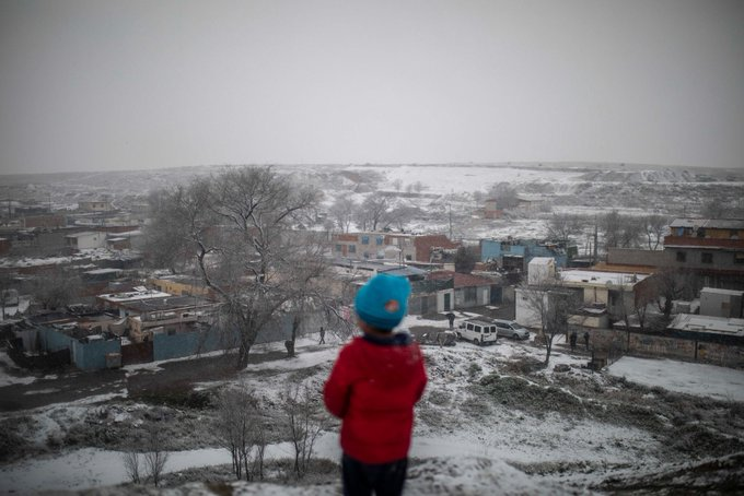 Thousands Without Electricity During Snow in Spain's Largest Shanty Town