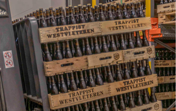 Trappist Westvleteren ready for shipping