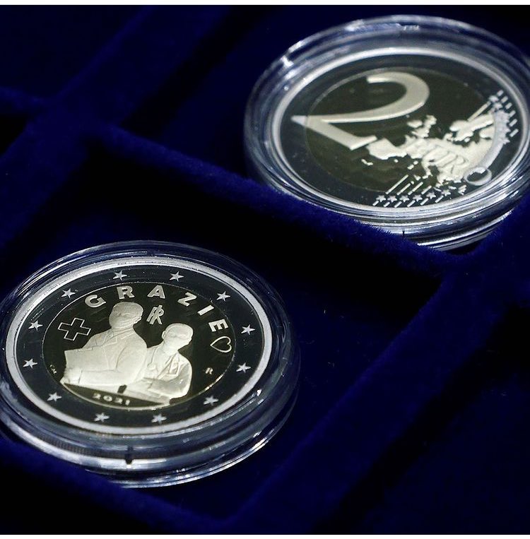 Grazie: Italy Mints €2 Coin Celebrating Pandemic Health Workers