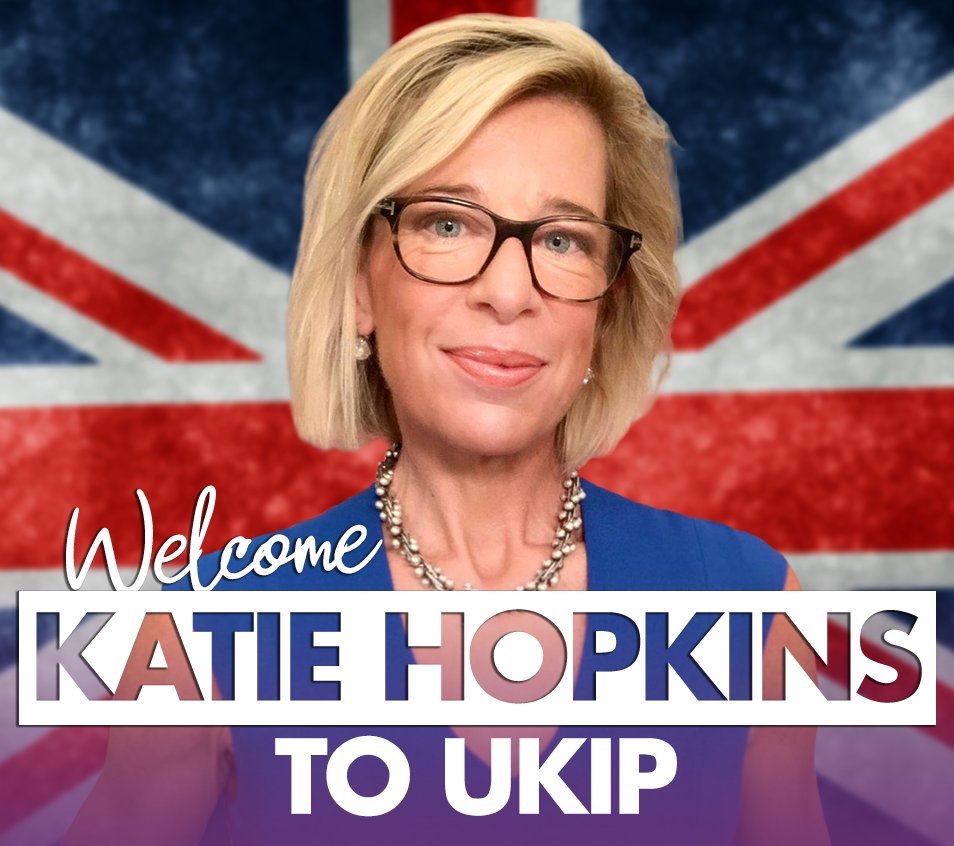 Controversial Kate Hopkins Joins UKIP In Time For Leadership Contest