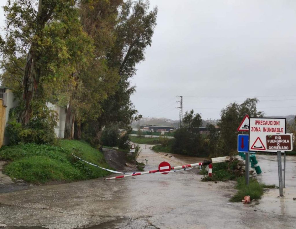 Landslides and Road Closures in Spain’s Andalucía Due To Torrential Rain