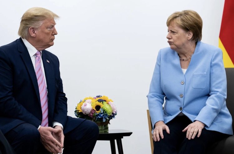 German Chancellor Angela Merkel Questions Twitter Over Trump Ban