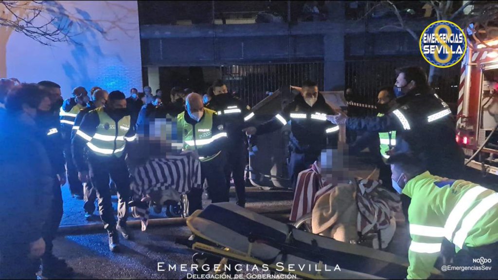 Elderly Woman Dies and 3 Seriously Injured in Sevilla Nursing Home Fire