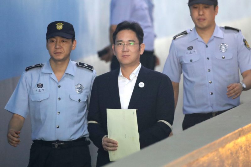 Billionaire Samsung Heir Jay Y. Lee Gets 2.5 Years In Prison For Bribery