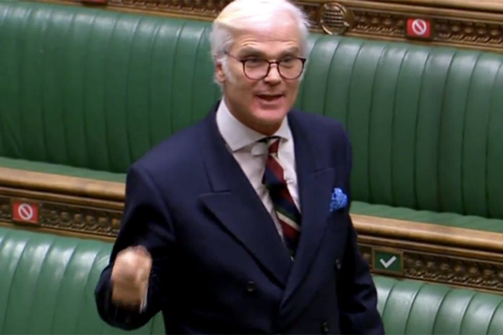 Sir Desmond Swayne criticised for Covid Views