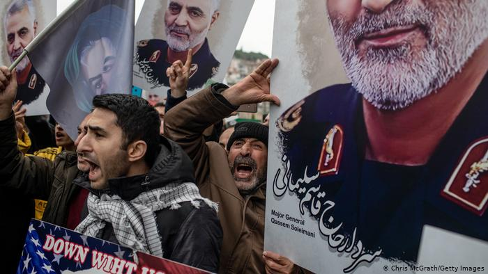 Mass Protests in Baghdad on Anniversary of Soleimani Assassination
