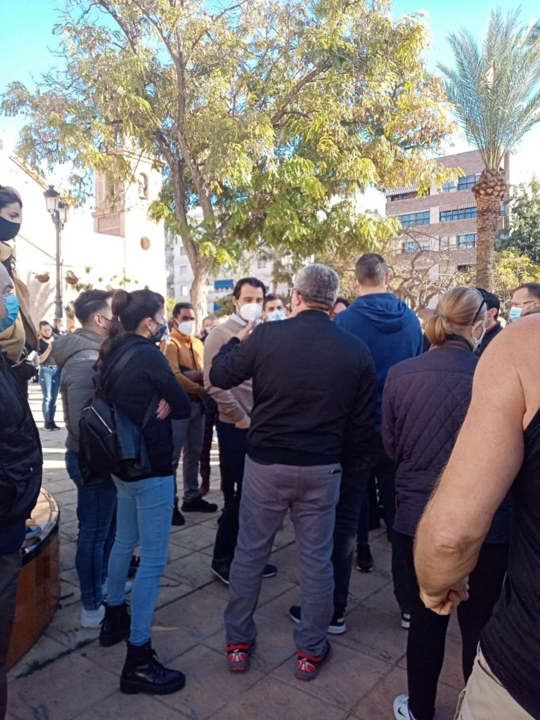 Hundreds Of Torrevieja Hoteliers Turn Out In Protest