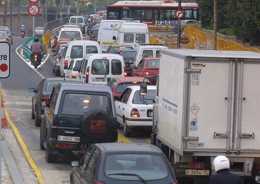 Barcelona the most congested city in Spain in 2020