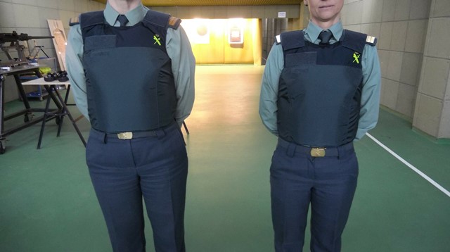 Guardia Civil sentenced for using her own bullet-proof vest