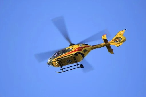 Helicopter Rescue After Cliff Fall
