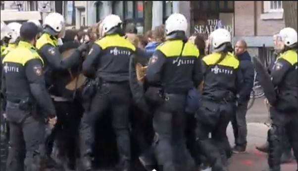 Riots Break Out In Cities Across The Netherlands