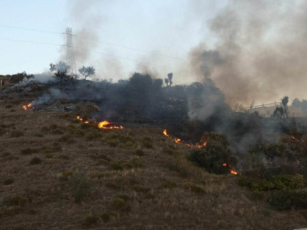 BBQ believed to have sparked fire destroying 5,000 sqm of agricultural land