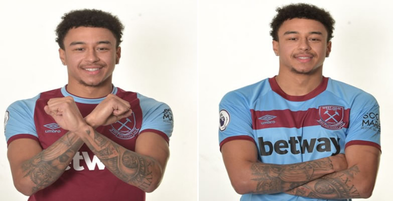 West Ham United have Completed the Loan Signing Of England Star Jesse Lingard