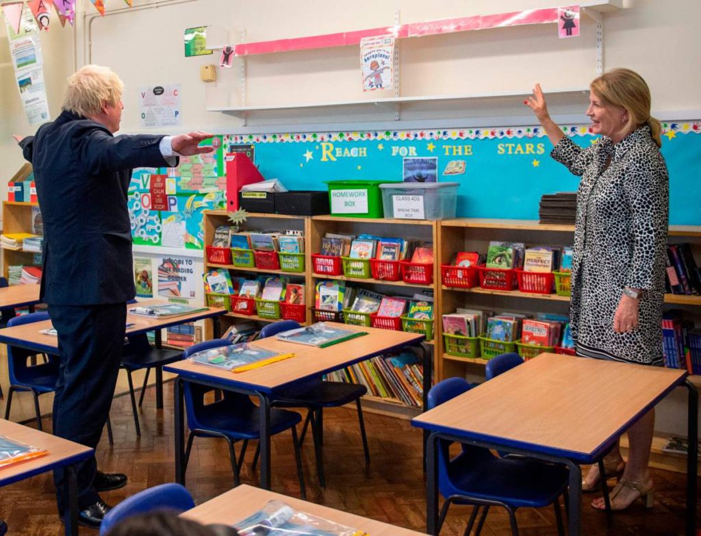 Boris Johnson Pushes To Reopen Schools As Covid Cases Fall
