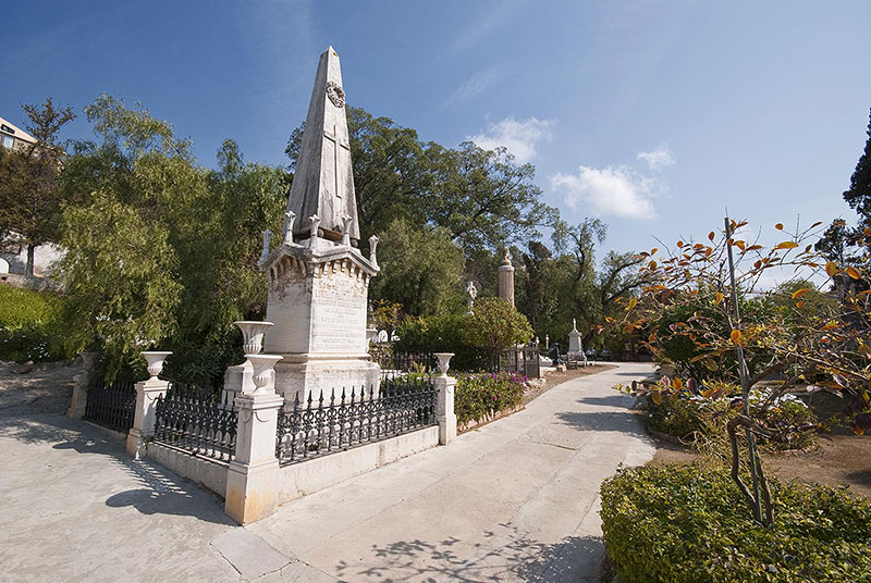 The English Cemetery in Malaga
