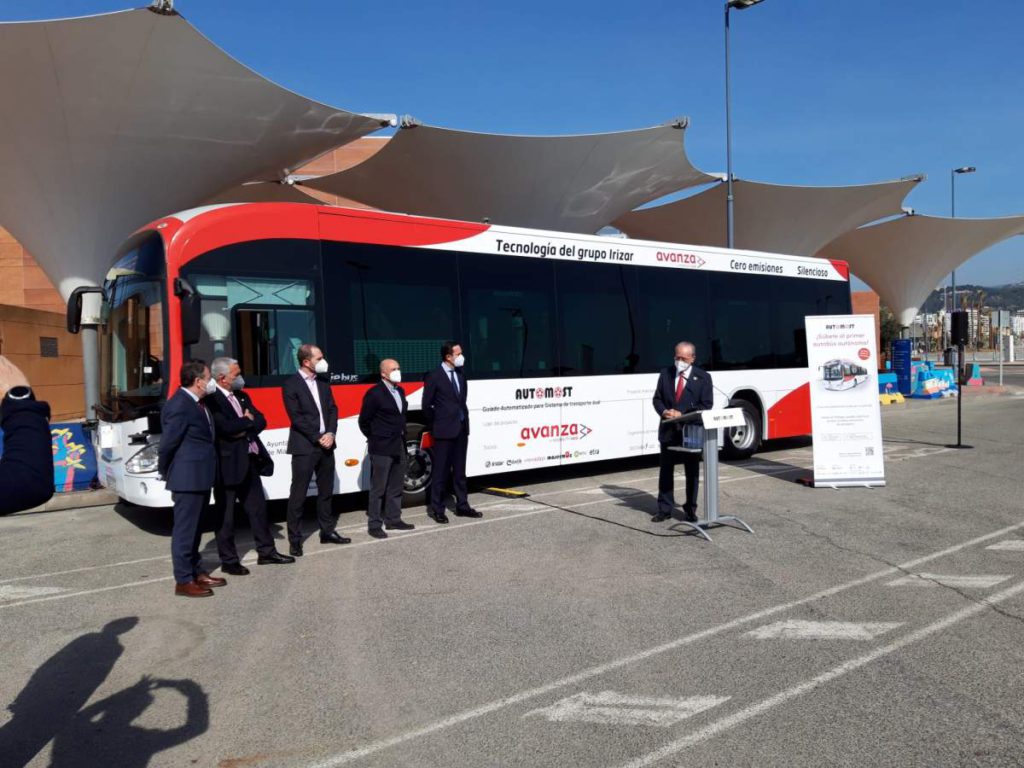 Europe’s Only Driverless Bus Takes Its First Passengers Around Malaga