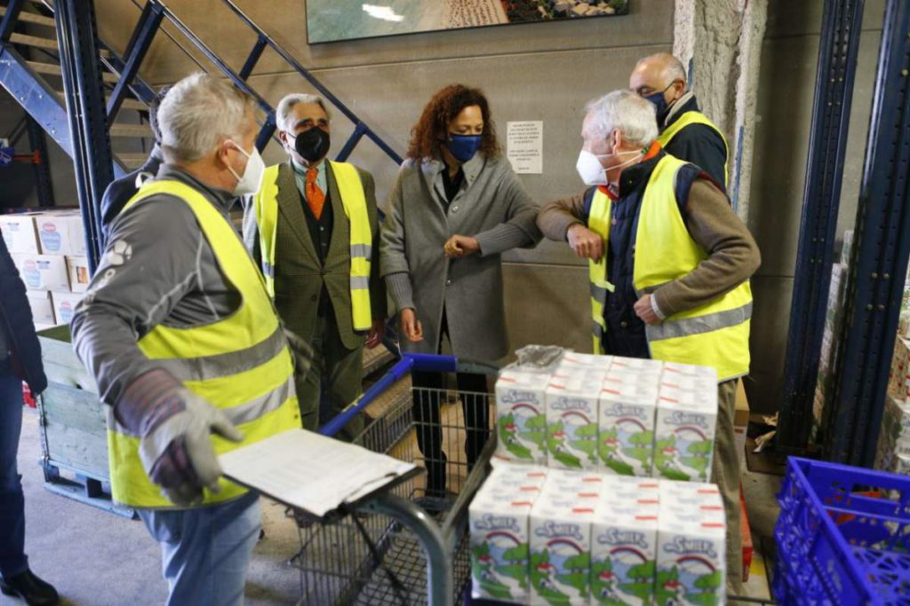 President Cladera visited the Mallorca Food Bank