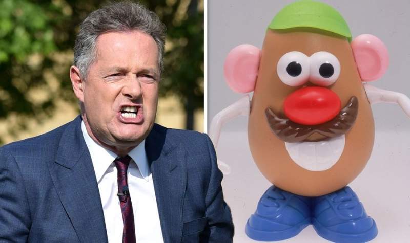 Piers Morgan Unleashes Flurry Of Rants Over 'Woke' Gender Neutral Mr Potato Head Announcement