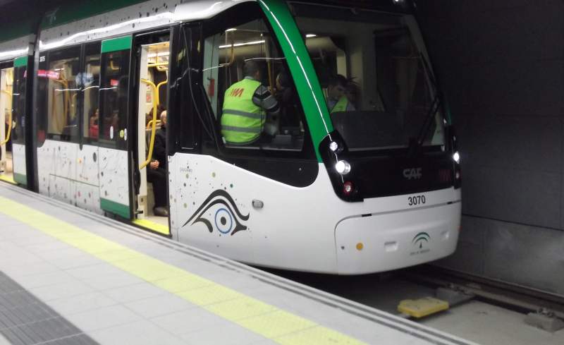 Malaga Metro's first passenger increase since the pandemic began