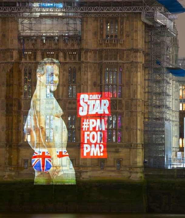 Piers Morgan Lights Up the Houses of Parliament and Unveils the Piers Party.