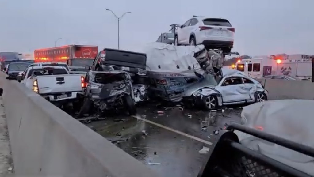 Breaking: 100 Car Pile-Up on American Motorway with Mass Casualties Reported
