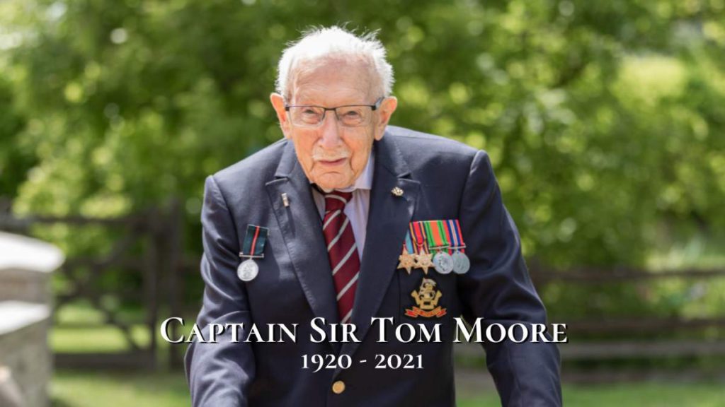 BREAKING NEWS: Captain Sir Tom Moore Has Died Aged 100