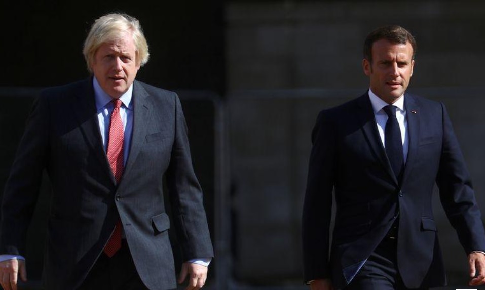 Boris Johnson And Emmanuel Macron In Talks Over Covid-19 Collaboration