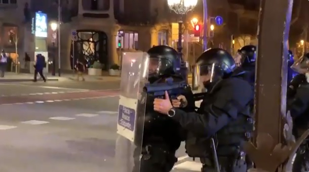 Four Arrested After Night of Violence In Spain’s Granada