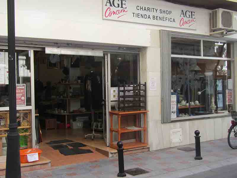 The charity shop is currently closed