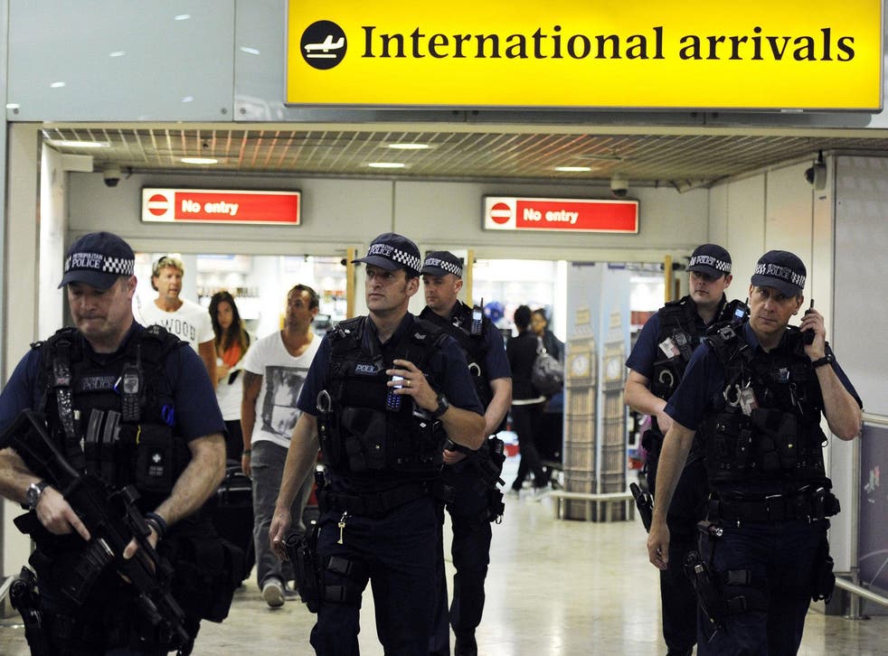 Counter-Terrorism Police Arrest Man At London Heathrow Airport