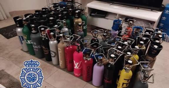 Laughing Gas Gang Busted On Costa Del Sol