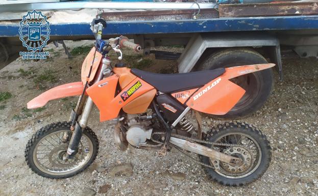 Man caught riding illegal dirt bike with two-year-old son