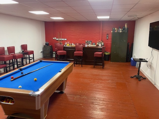 WATCH: Police call time on 'pop-up pub' complete with TV and pool table