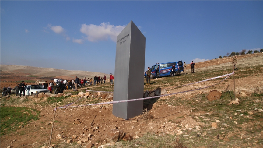 Mysterious Silver Monolith Appears in Turkey