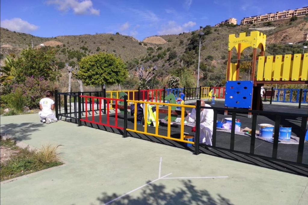 Works to Disinfect Local Playgrounds