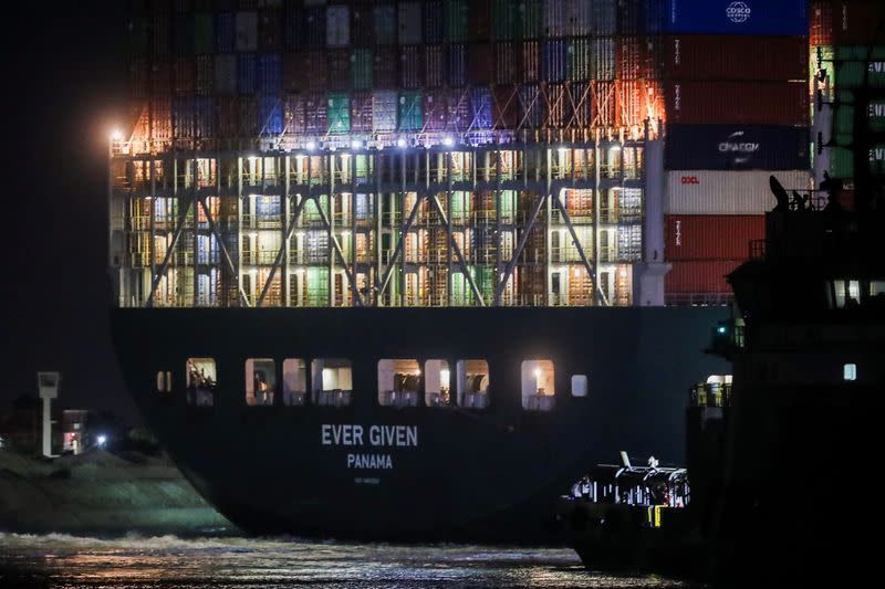 Giant Container Ship Blocking Suez Canal Global Trade Route FINALLY Freed
