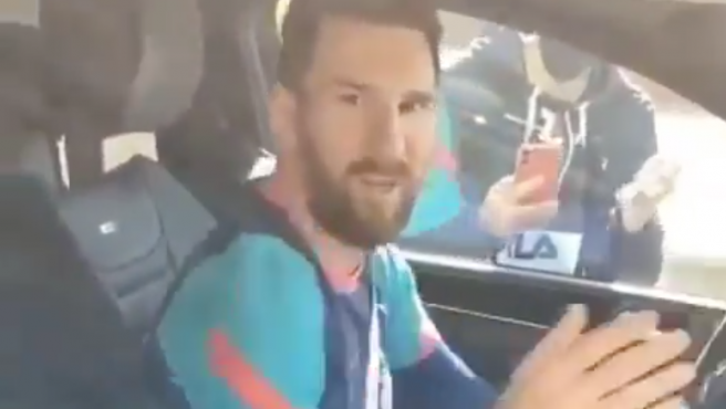 Furious Messi explodes as fans storm his car for selfies