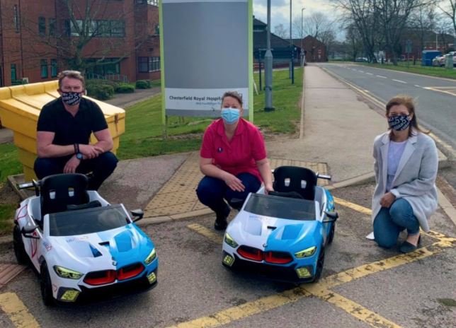 Children's Electric BMWs Donated to Chesterfield Children's Ward