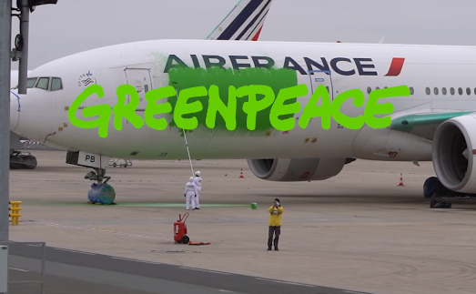 Painting the aircraft green