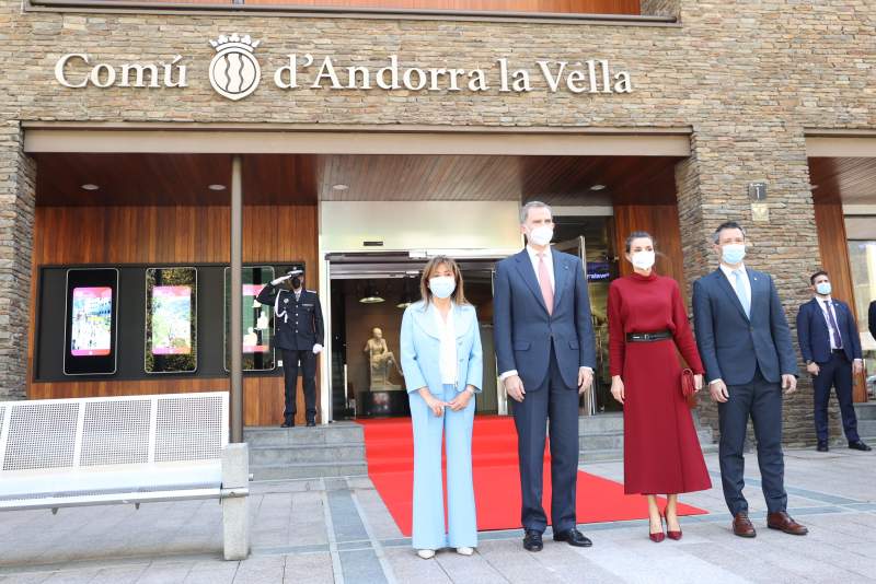 Spanish King and Queen welcomed to Andorra in historic first visit