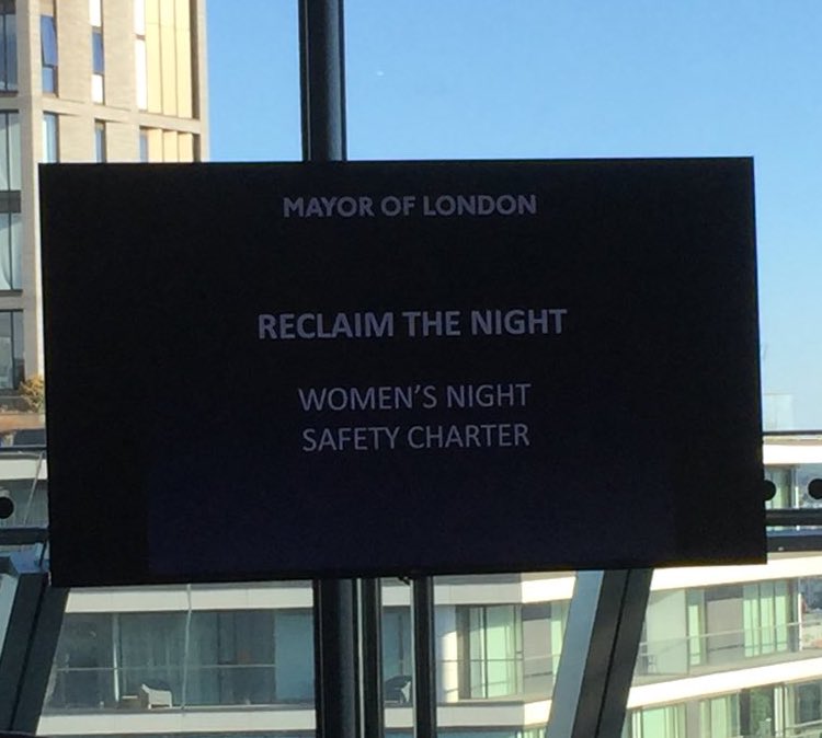 Mayor of London Urges Organisations to Sign Up to Women’s Night Safety Charter