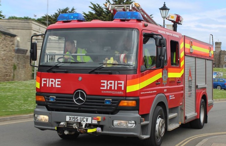 Cornwall Fire Declared 'Major Incident' Due To Chemical Hazard