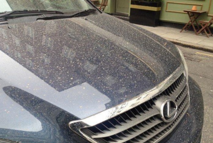 You can be fined for driving a dirty car