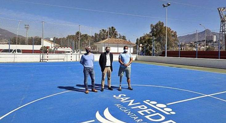 Marbella Town Hall Refurbishes The San Pedro Indoor Football Courts